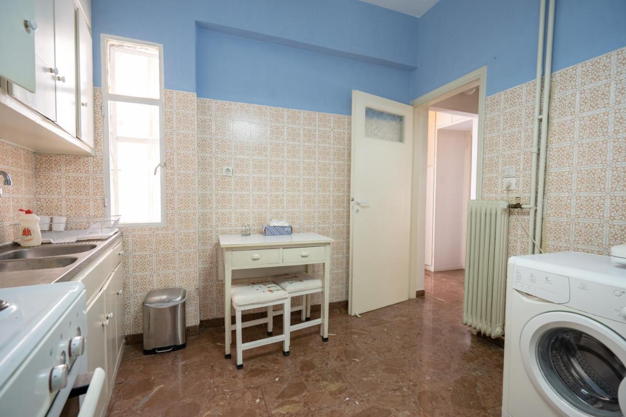 אתונה Larissa Station Metro St. 2 Bedrooms 3 Pers. Flat מראה חיצוני תמונה