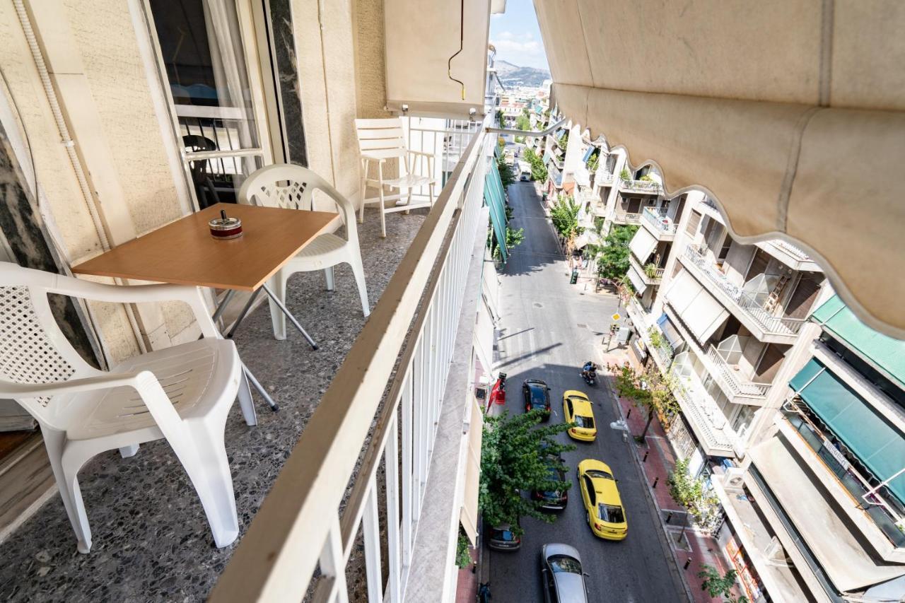 אתונה Larissa Station Metro St. 2 Bedrooms 3 Pers. Flat מראה חיצוני תמונה